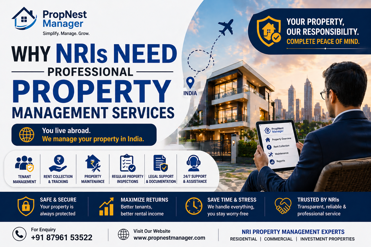 Why NRIs Need Professional Property Management Services