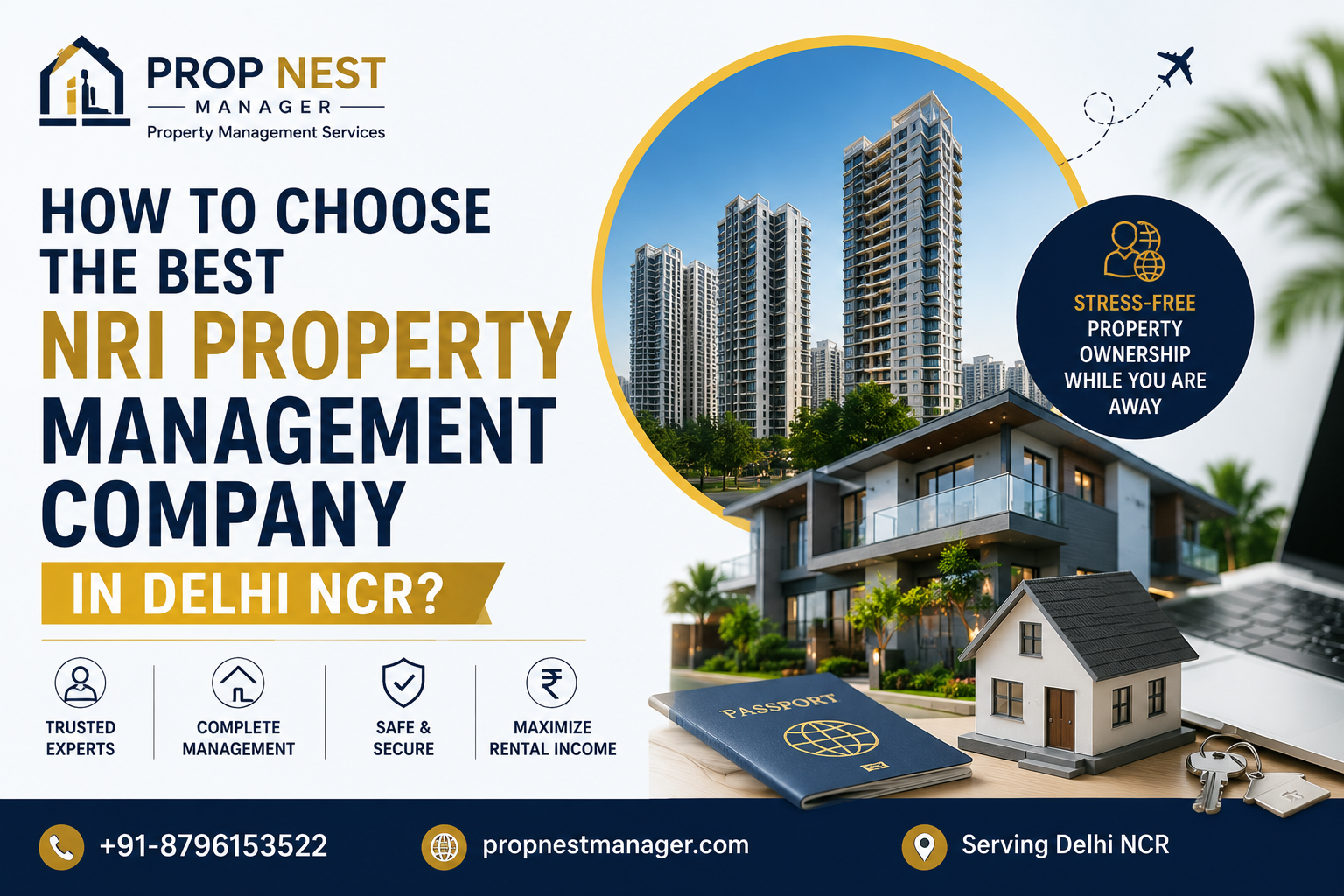 How to Choose the Best NRI Property Management Company in Delhi NCR?