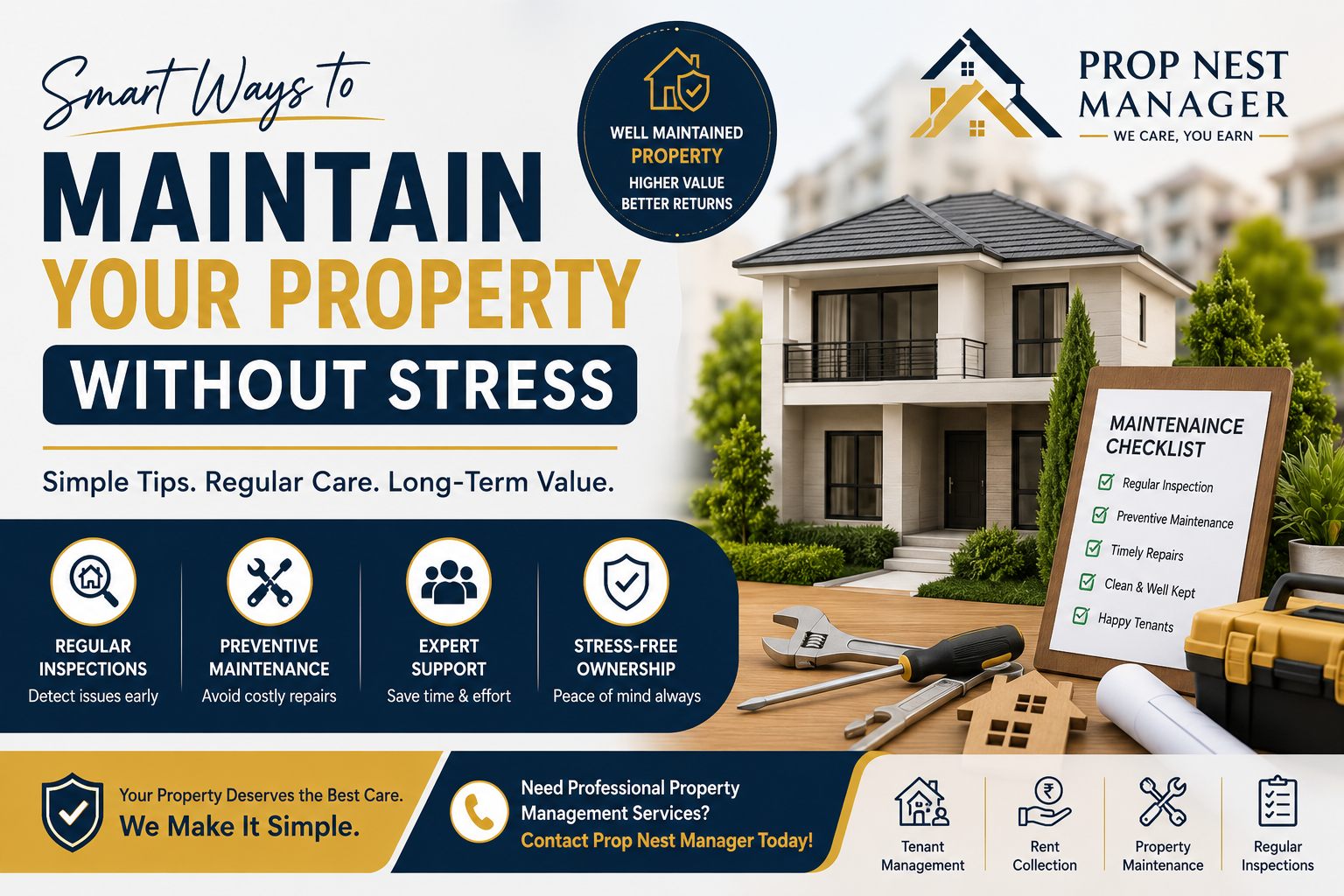 Smart Ways to Maintain Your Property Without Stress