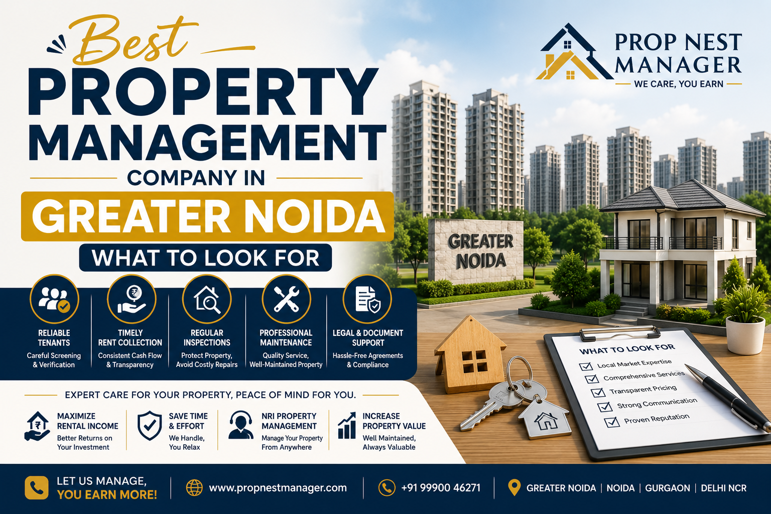 Best Property Management Company in Greater Noida : What to Look For