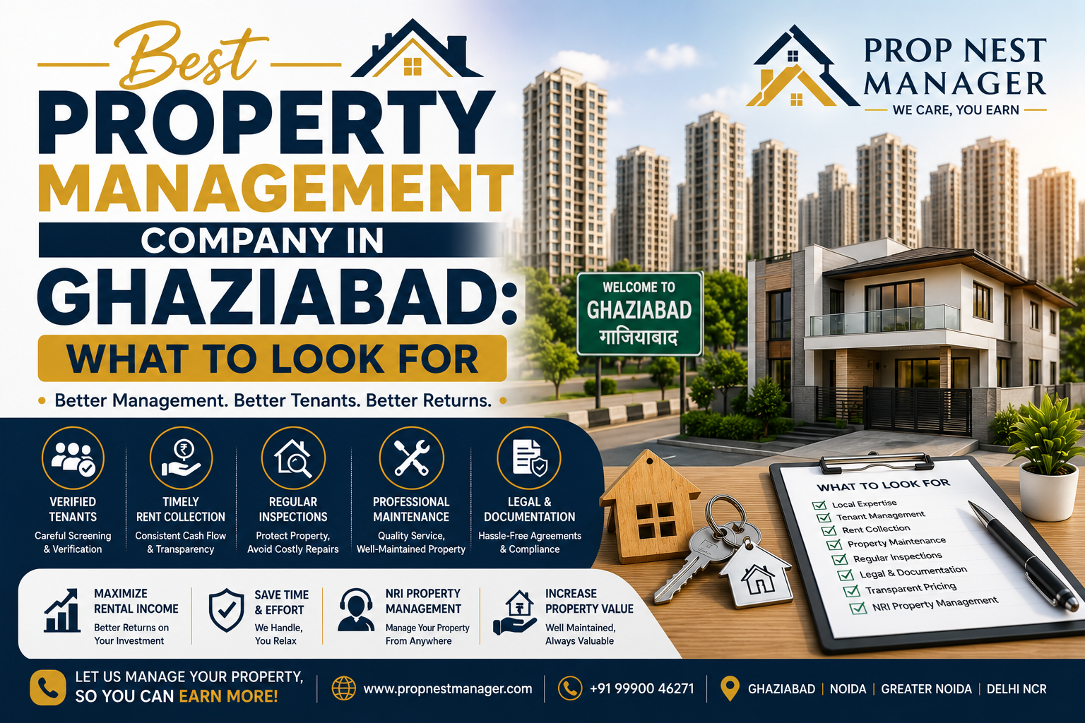 Best Property Management Company in Ghaziabad: What to Look For