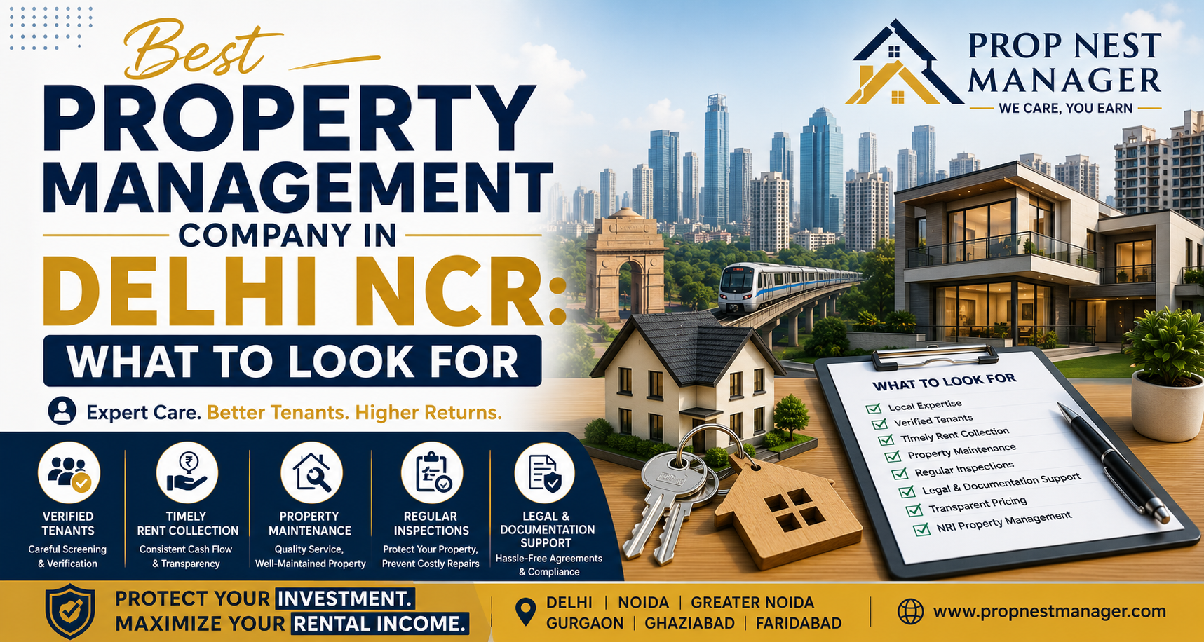 Best Property Management Company in Delhi NCR : What to Look For